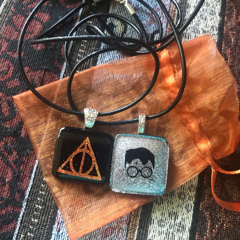 Artisan Glass Harry Potter Necklaces